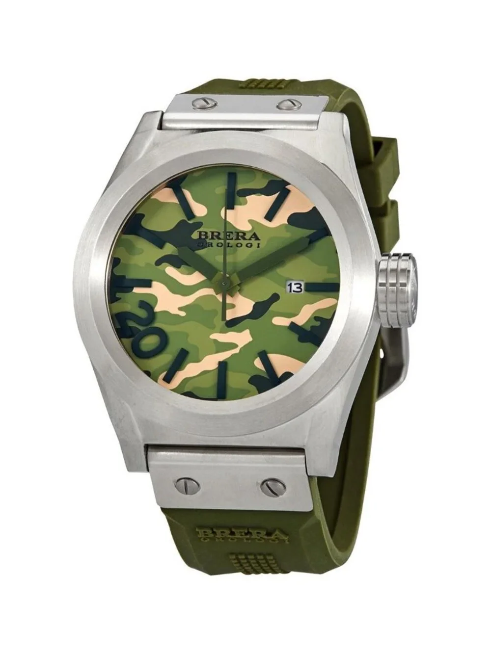 NWT Brera Orologi Eterno Solotempo Quartz Green Dial Men's Watch